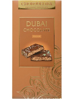 Шоколад молочный Dubai Pistachio с начинкой