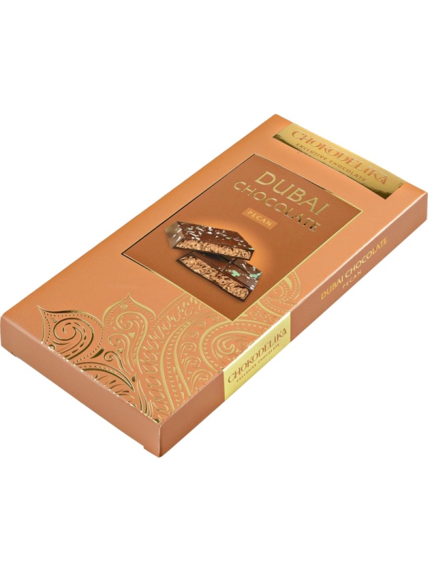 Шоколад молочный Dubai Pistachio с начинкой