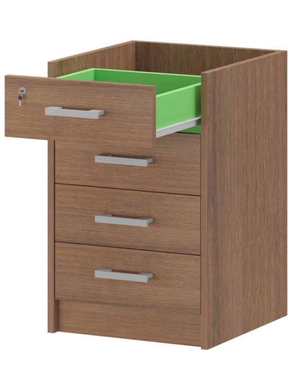 Тумба PT Арго АТ2-05 Каркас тумбы приставной орех гварнери