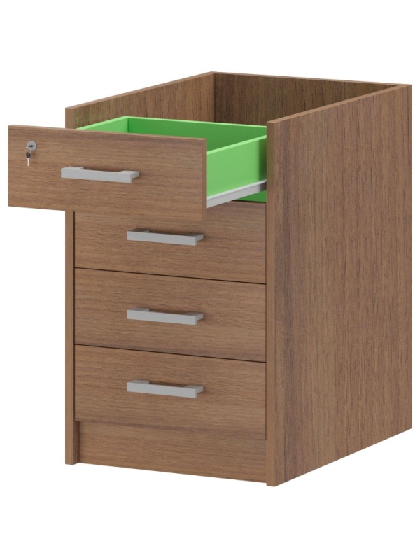 Тумба PT Арго АТ2-07 Каркас тумбы приставной орех гварнери