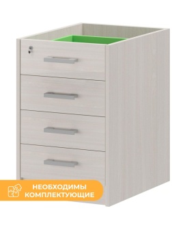 Тумба PT Арго АТ2-07 Каркас тумбы приставной ясень шимо