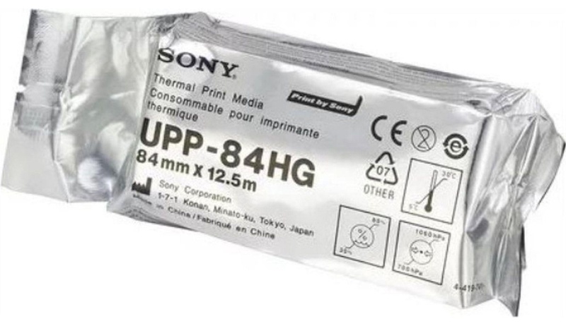 Бумага д/видеопринт. SONY UPP-84 HG 84х12,5 (Orig.) 10шт/уп