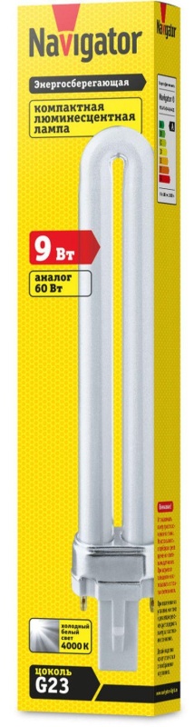 Лампа люминесцентная компактная 94 073 NCL-PS-11-840-G23 Navigator 94073