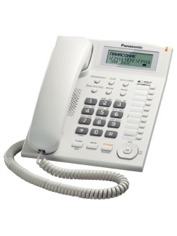 Телефон проводной Panasonic KX-TS2388RUW белый