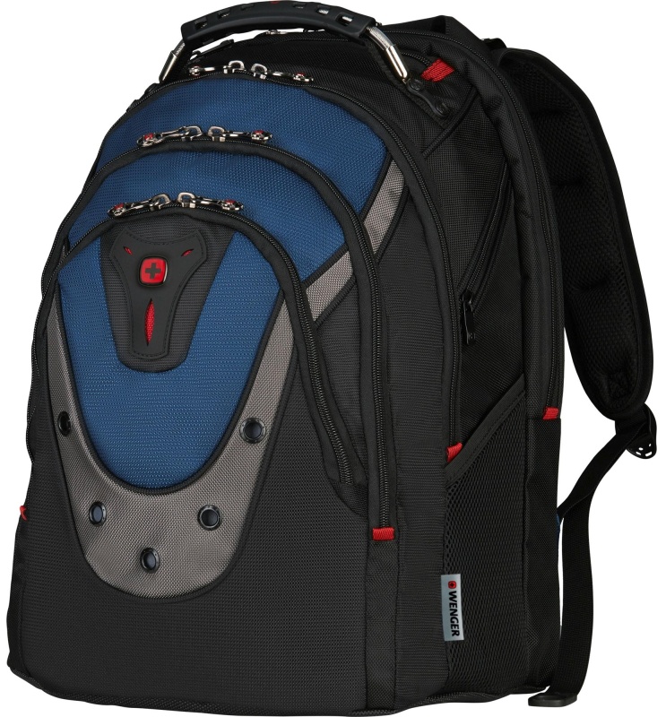 Рюкзак WENGER 16, синий, полиэстер/ПВХ, 37 x 26 x 47 см, 27 л