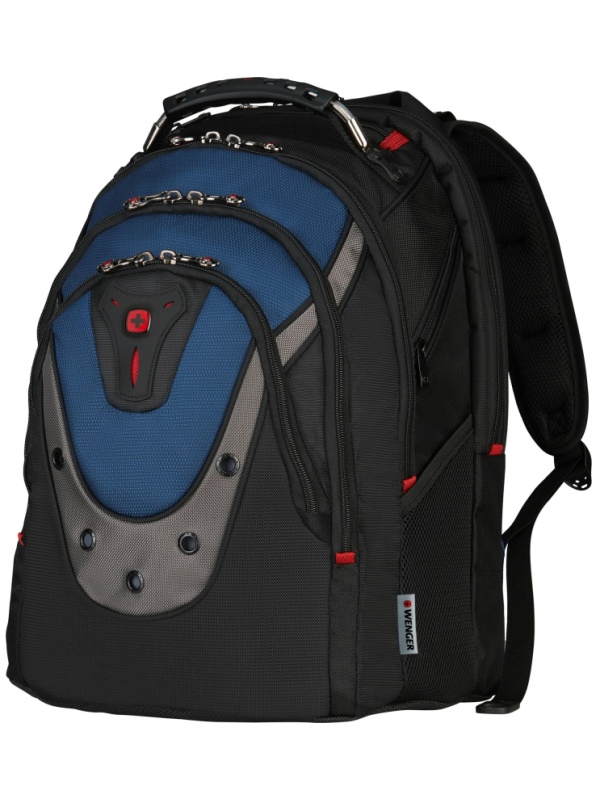 Рюкзак WENGER 16, синий, полиэстер/ПВХ, 37 x 26 x 47 см, 27 л