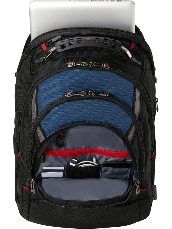 Рюкзак WENGER 16, синий, полиэстер/ПВХ, 37 x 26 x 47 см, 27 л