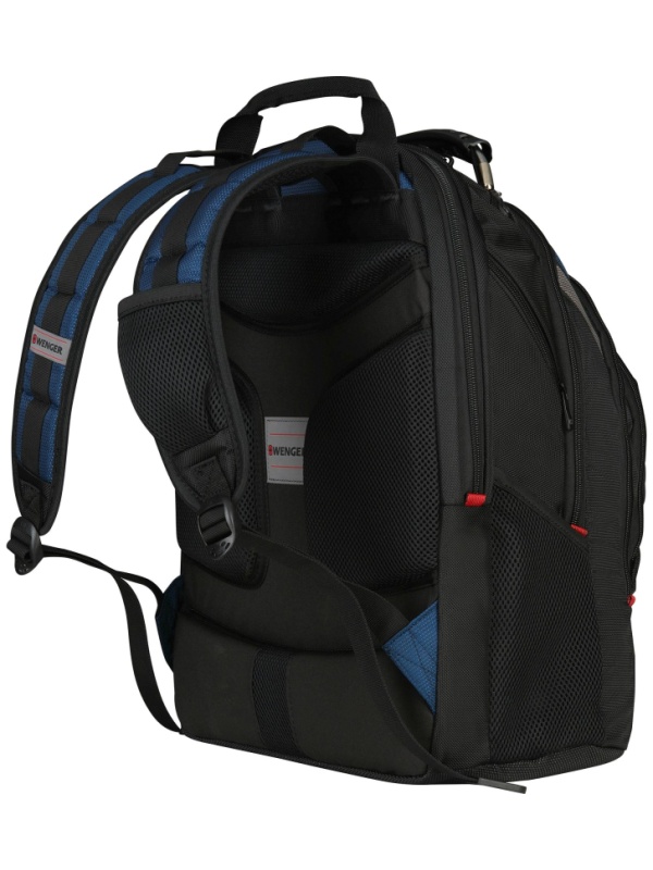 Рюкзак WENGER 16, синий, полиэстер/ПВХ, 37 x 26 x 47 см, 27 л