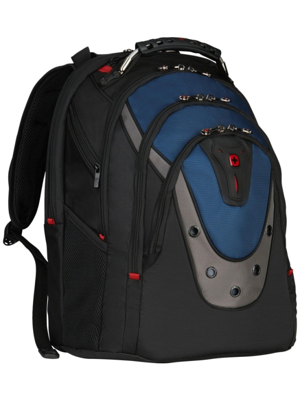 Рюкзак WENGER 16, синий, полиэстер/ПВХ, 37 x 26 x 47 см, 27 л