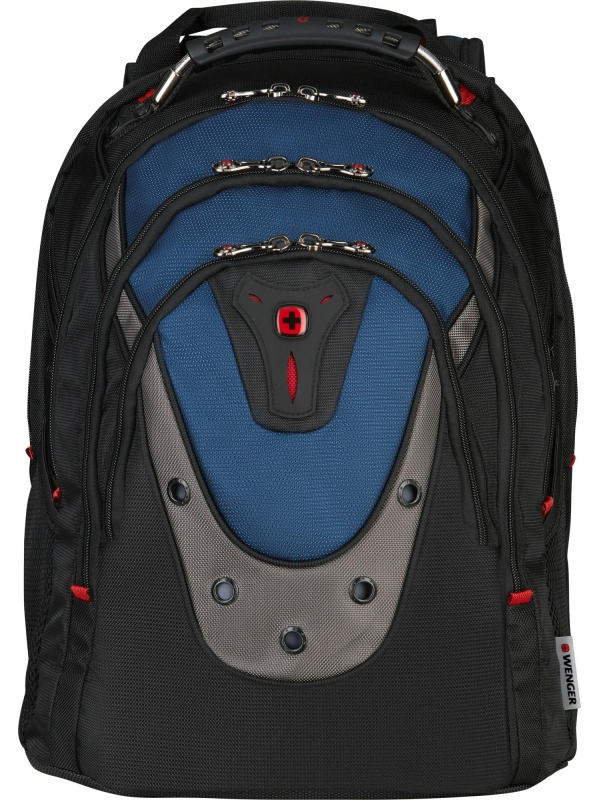 Рюкзак WENGER 16, синий, полиэстер/ПВХ, 37 x 26 x 47 см, 27 л