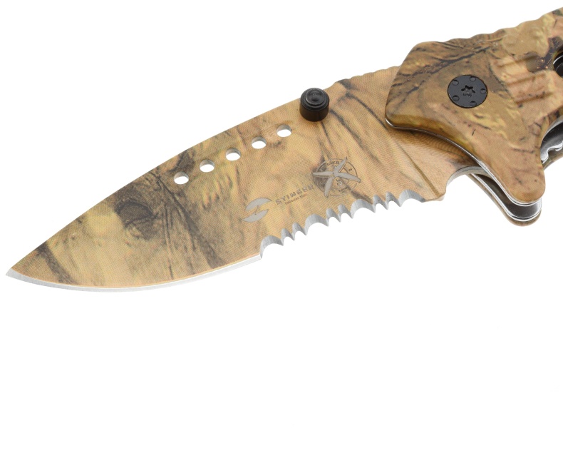 Нож складной Stinger, 95 мм, (песоч камуфляж),рукоять: алюм(песоч камуфляж)