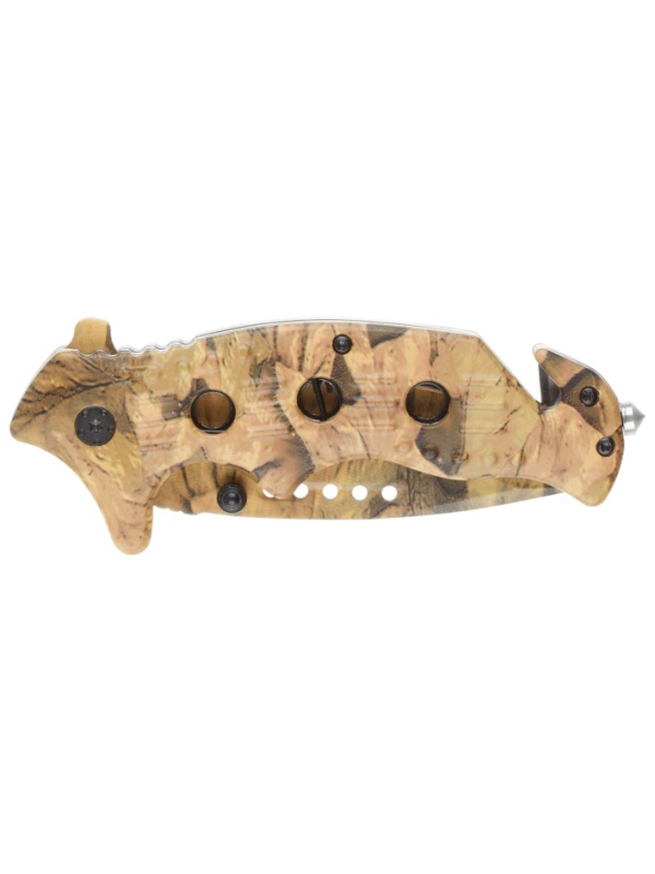 Нож складной Stinger, 95 мм, (песоч камуфляж),рукоять: алюм(песоч камуфляж)