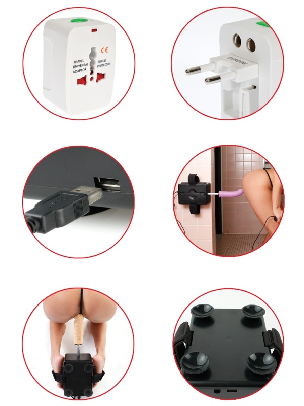 Секс-машина для вагинально-анальной стимуляции