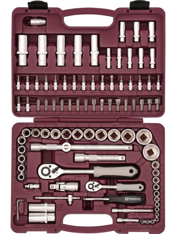 Набор инструмента универсальный 1/4, 1/2DR, 94 предмета TS094