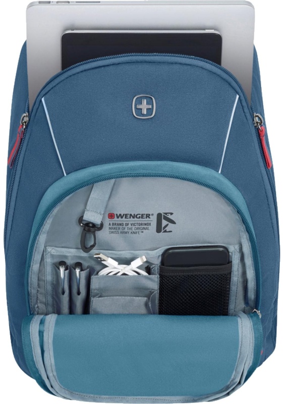 Рюкзак WENGER NEXT Mars 16,деним/син,ПЭТ/Полиэстер,33x24x46,26л,611988