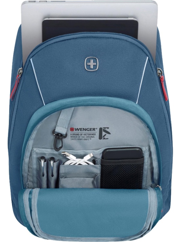Рюкзак WENGER NEXT Mars 16,деним/син,ПЭТ/Полиэстер,33x24x46,26л,611988