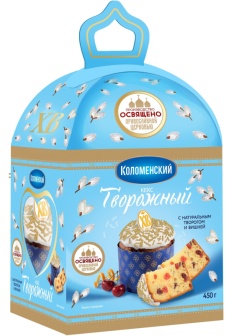 Кекс Праздничный творожный 450г