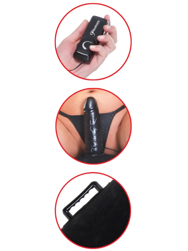 Надувная подушка с виброфаллосом Inflatable Luv Log