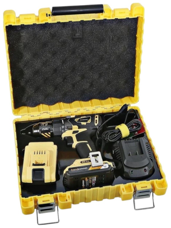 Шуруповерт аккумуляторный Hanskonner Unibattery HCD1865BLI