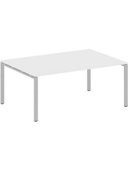 Стол Metal System St перег. П-обр м/к БП.ПРГ-1.5 1800x1235x750 Белый/Серый