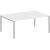 Стол Metal System St перег. П-обр м/к БП.ПРГ-1.5 1800x1235x750 Белый/Серый