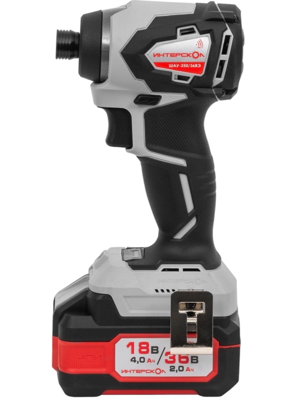 Шуруповерт бесщеточный ударн. акк. (кейс, 2 акк. 2,0Ач, ЗУ)ШАУ-250/36ВЭ