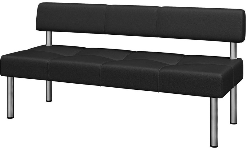 Модуль прямой MV_Комус Мебель Balance 3-мест.(Bu-3) к/з Or.16/Ec.3001 черн