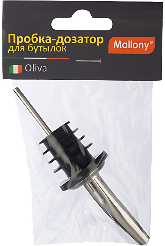 Пробка дозатор для бутылок OLIVA для масла/уксуса/вина/напитков, 11 см