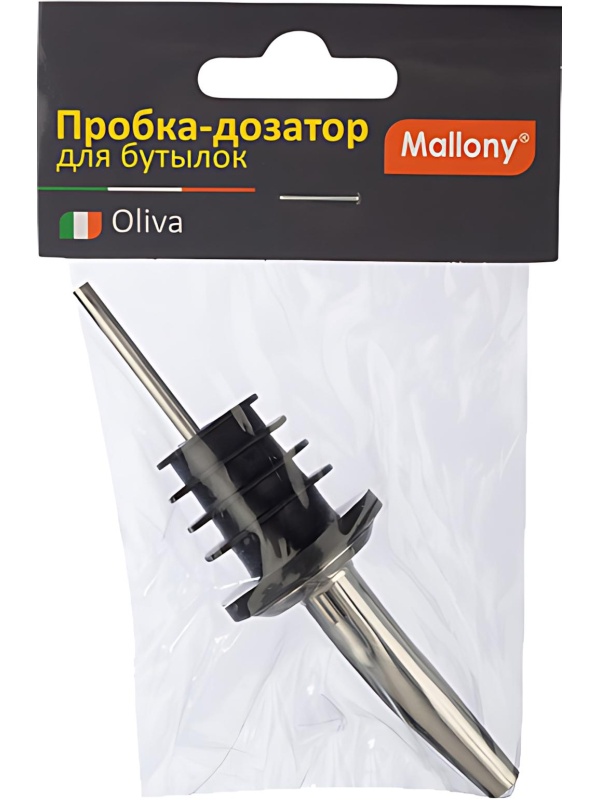 Пробка дозатор для бутылок OLIVA для масла/уксуса/вина/напитков, 11 см