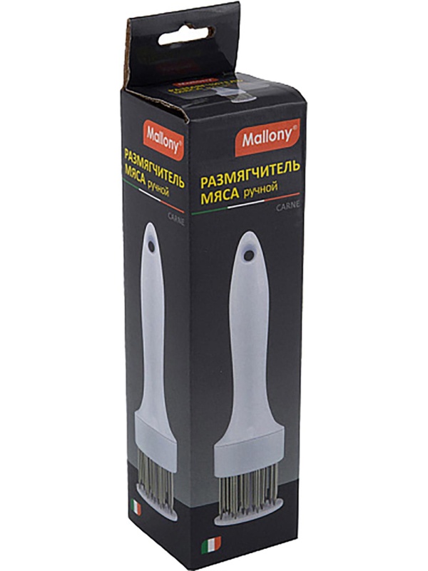 Размягчитель мяса ручной CARNE, 19х5 см, пластмасса, нерж сталь
