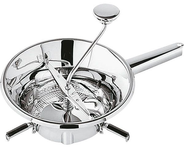 Машинка для протирки пюре+ 3 диска;сталь нерж.;D=20,H=16,B=35см;металлич.