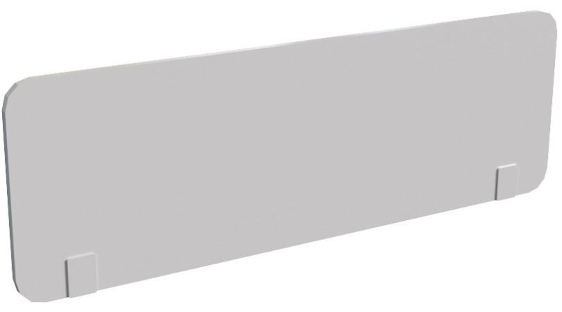 Экран MO_STEEL 120 ЛДСП с креплением 11812 белый Ш1200