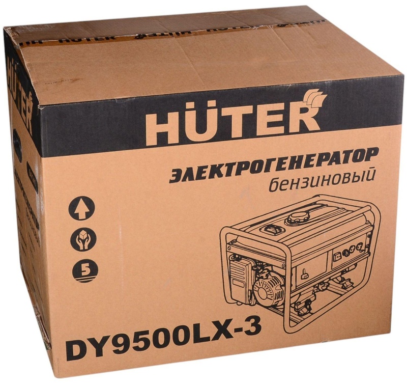 Генератор бензиновый HUTER DY9500LX-3, 7.0кВт, 3-фазн, эл.стартер (64/1/41)