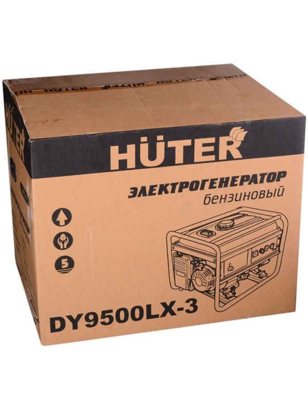 Генератор бензиновый HUTER DY9500LX-3, 7.0кВт, 3-фазн, эл.стартер (64/1/41)
