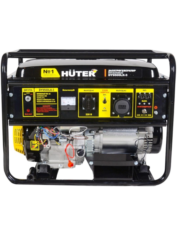 Генератор бензиновый HUTER DY9500LX-3, 7.0кВт, 3-фазн, эл.стартер (64/1/41)