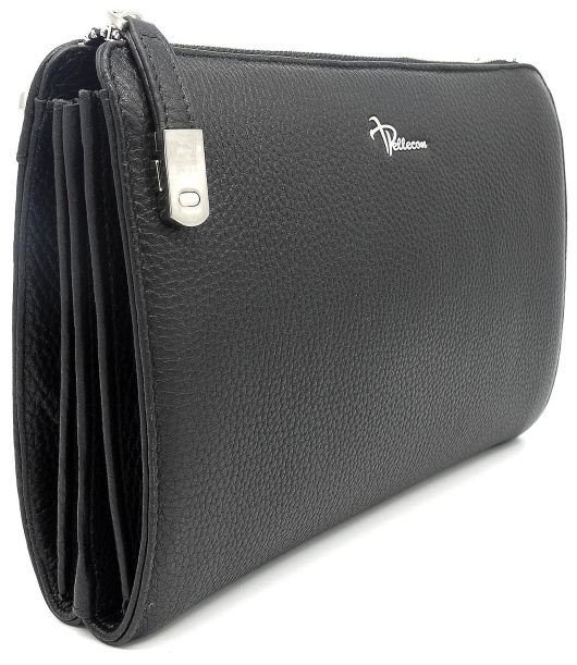 Клатч мужской Пеллекон черный арт.102-33424-1