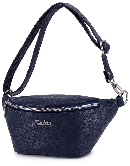 Сумка поясная Таоко Таниши, искусст.кожа, 32х15х6см, синий, 703-4332-7