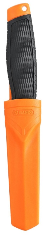 Нож Ganzo G806 черный c оранжевым, G806-OR