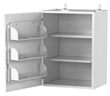 Шкаф ELA_медицинский для фармпрепаратов ШМНФ 'ЕЛАТ' 500 белый