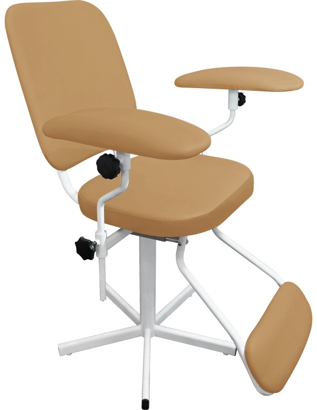 Кресло ZM_медицинское М101-08 белое, к/з бежевый