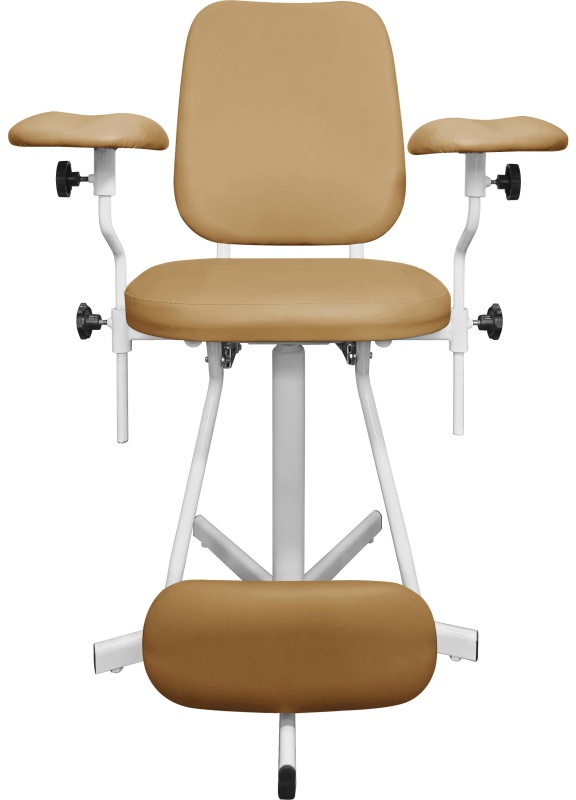Кресло ZM_медицинское М101-08 белое, к/з бежевый