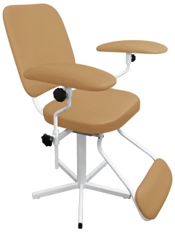 Кресло ZM_медицинское М101-08 белое, к/з бежевый
