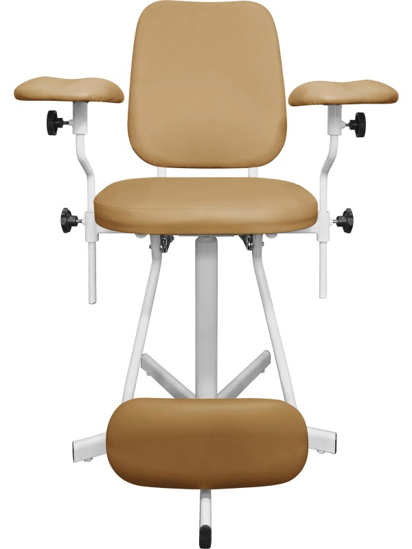Кресло ZM_медицинское М101-08 белое, к/з бежевый