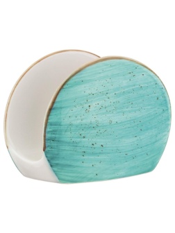 Салфетница Аква, фарфоровая, 11х5,5х8,5 см. , (62334)