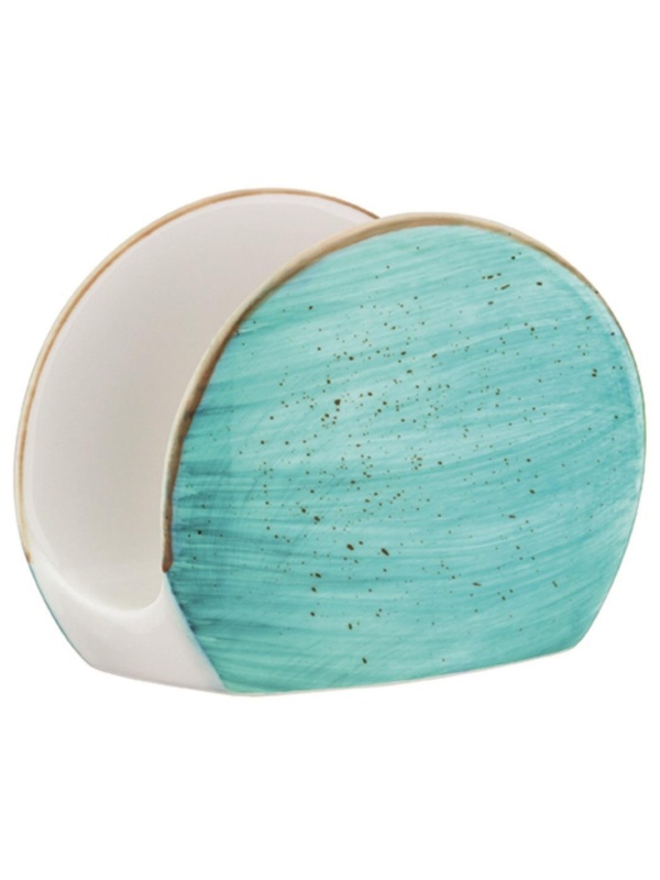 Салфетница Аква, фарфоровая, 11х5,5х8,5 см. , (62334)