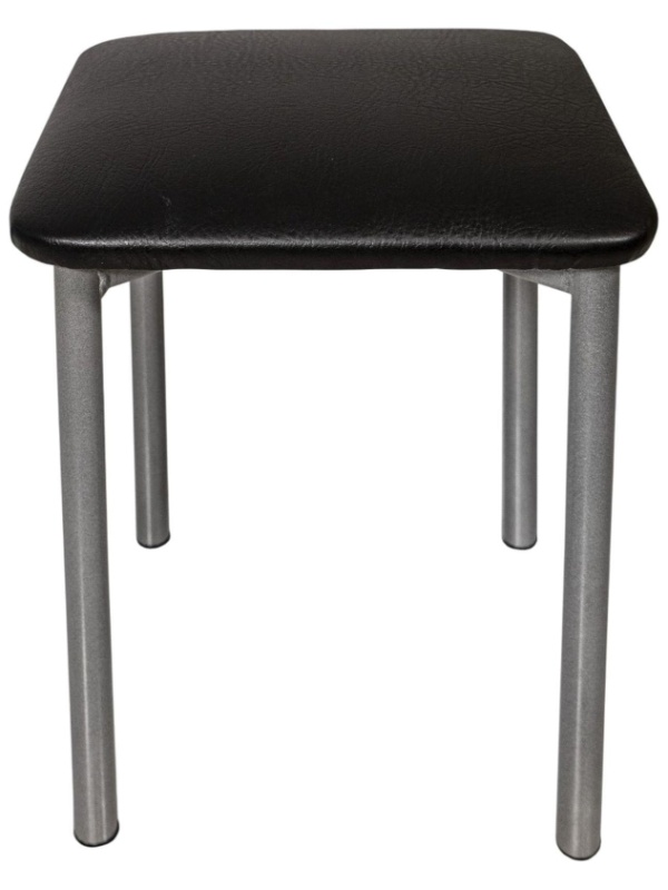 Табурет MKM_усиленный 22 черный полим/хром