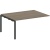 Элемент стола Metal Sys.St пер П-обр м/к БП.ППРГ-4 1600x1235x750 Вяз Бл/Ант