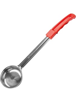 Половник «Проотель» с красной пластиковой ручкой - 37 см.