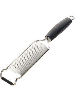 Терка для цедры и имбиря;металл,пластик;,H=3,L=33,B=5см;металлич.,черный