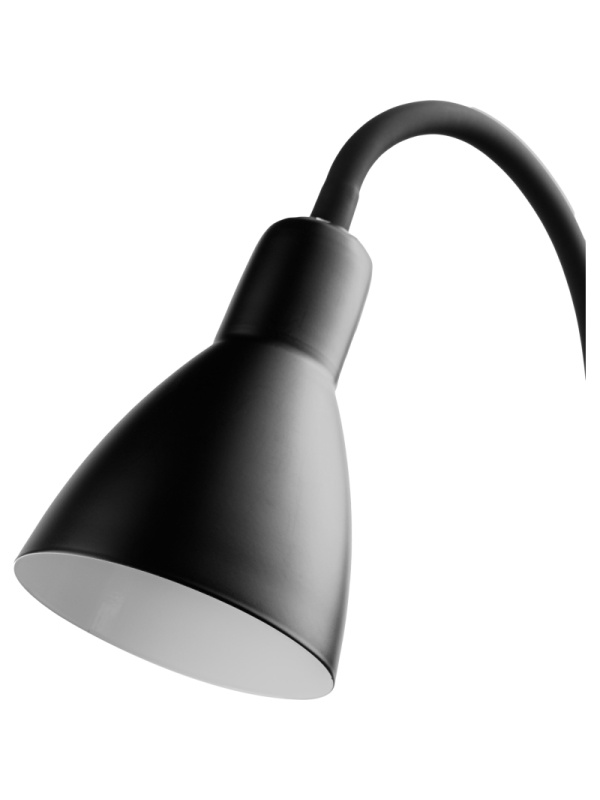 Светильник KD-438 C02 черн. струбцина, Е27, 40 Вт, металл